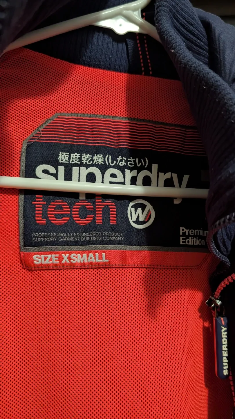 Superdry Tech Navy & Red Jacket - XS - photo 2