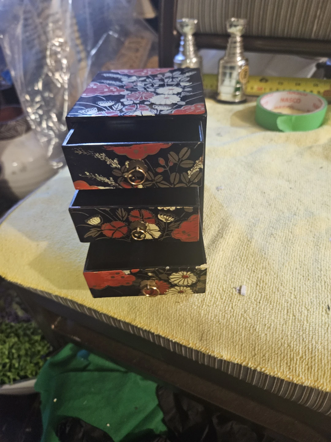 Decorative 3-Drawer Trinket Box - photo 5