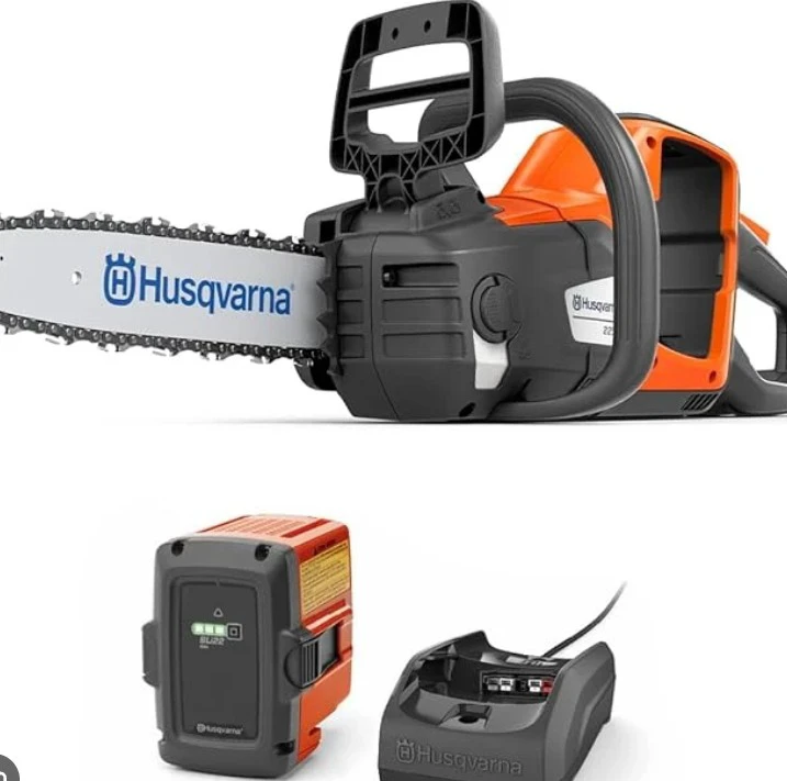 Husqvarna Battery Chainsaw with Charger and Battery