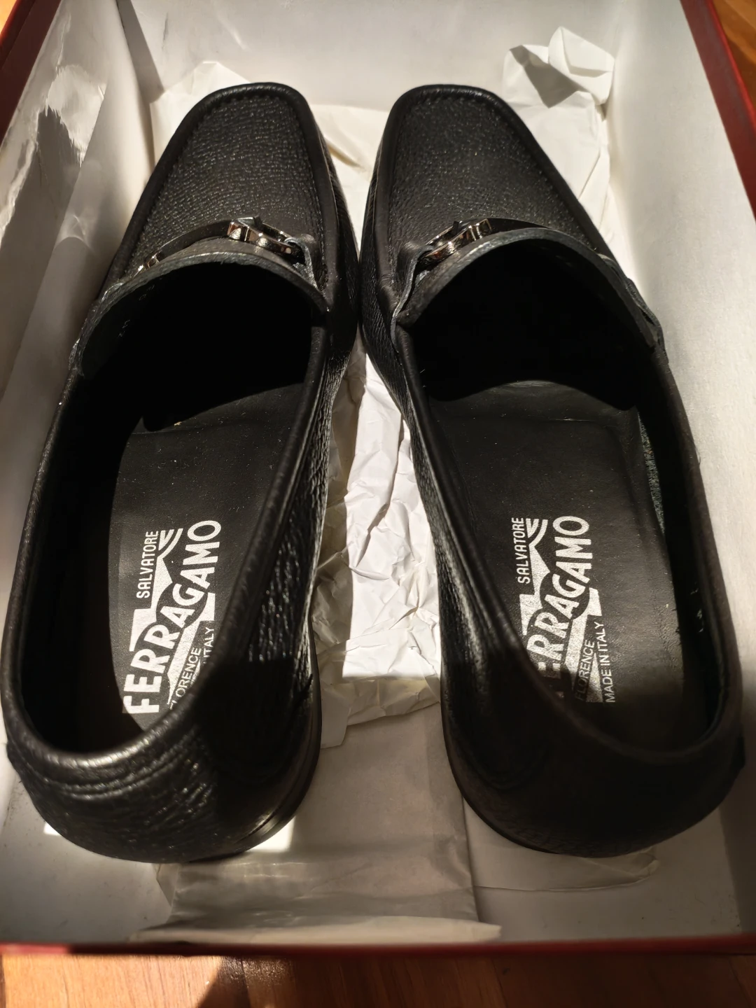 Salvatore Ferragamo Black Leather Loafers - photo 5