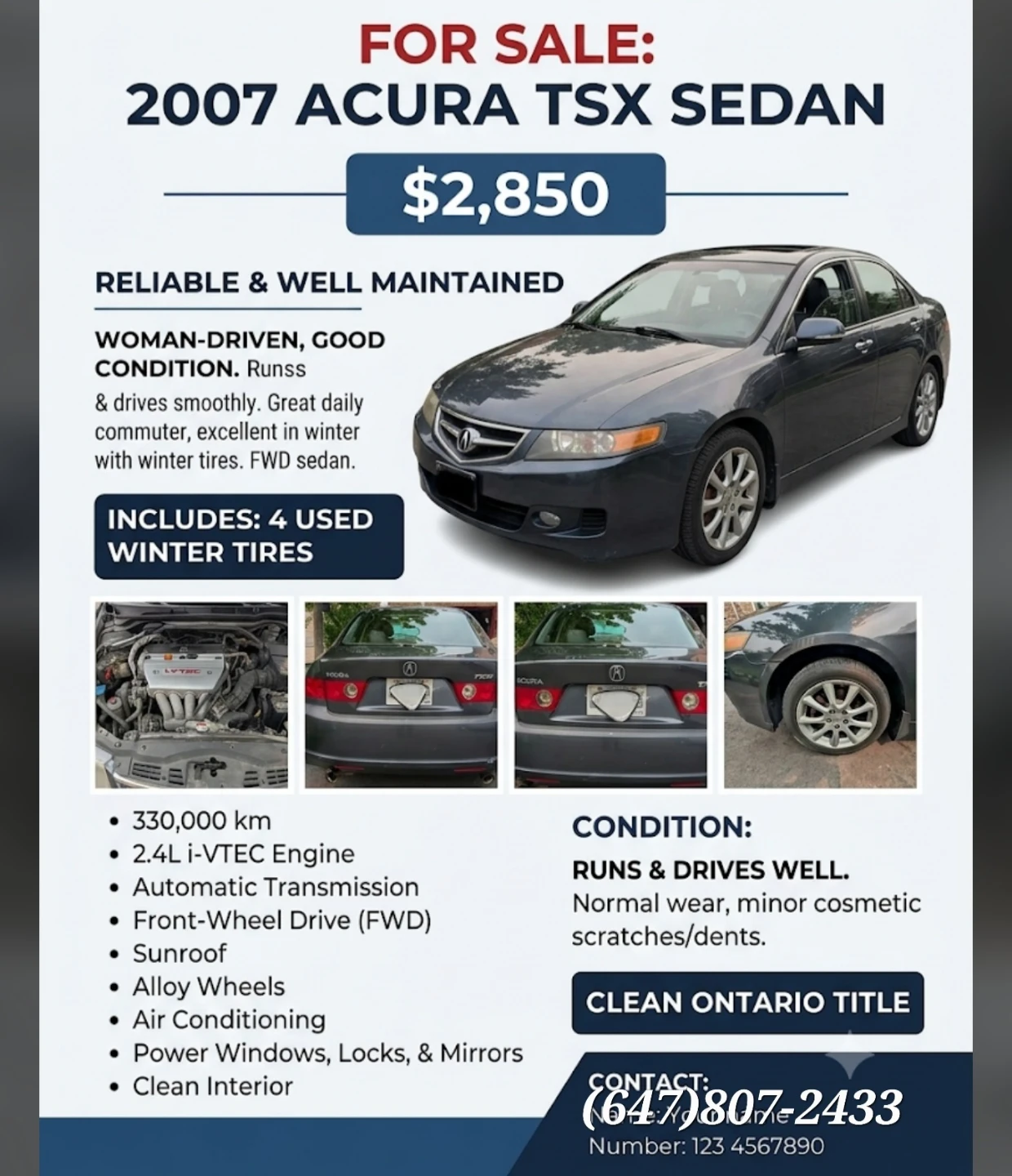 2007 Acura TSX Sedan