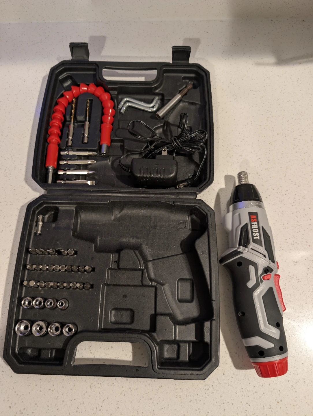 'AS Frost Cordless Electric Screwdriver Kit/Caseol Kit w/ Case - photo 3