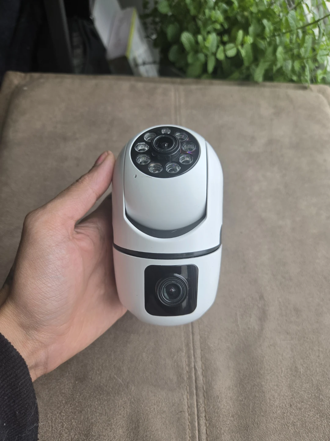 White Smart Security Camera