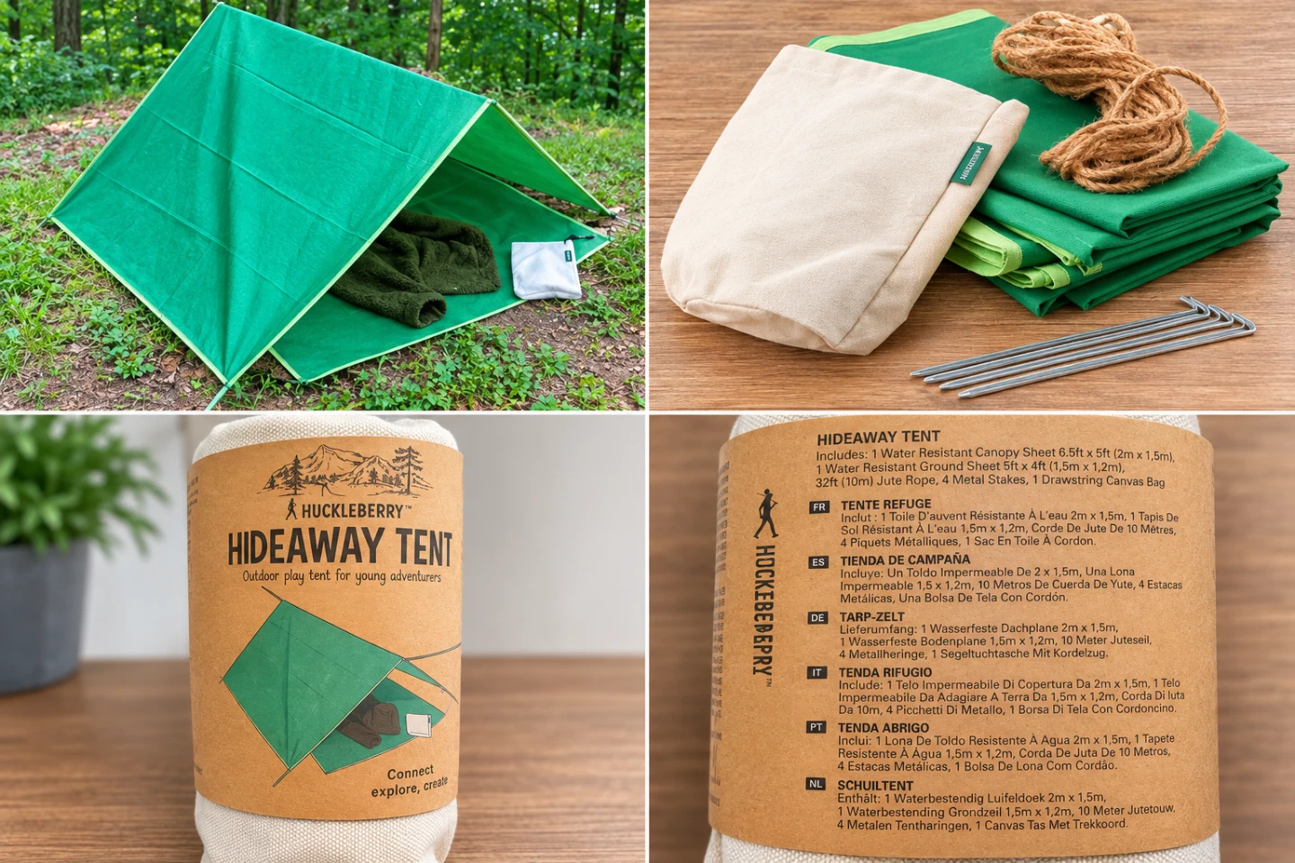 NEW Huckleberry Hideaway Kids Outdoor Tent 🌲⛺ - photo 2