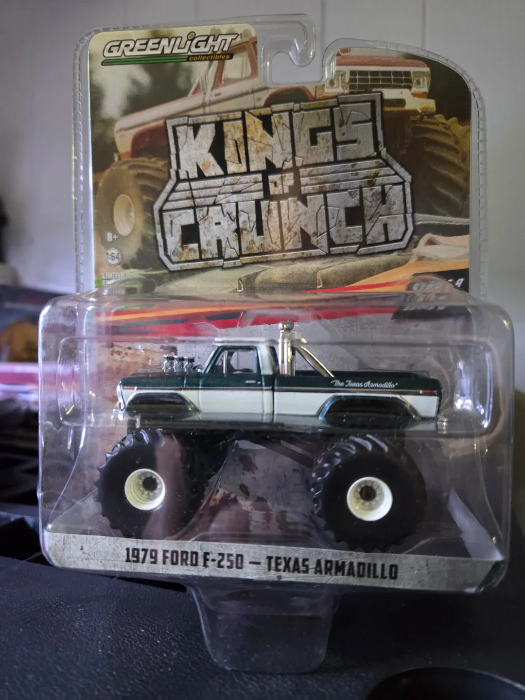 Greenlight Kings of Crunch 1979 Ford F-250 Texas Armadillo