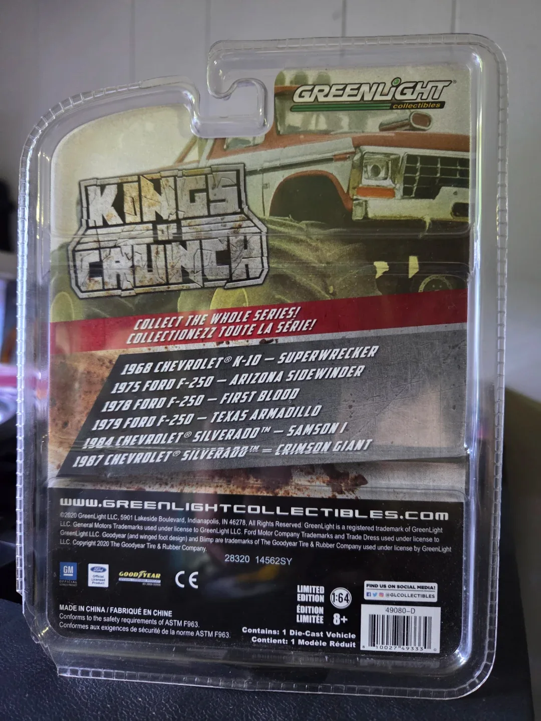 Greenlight Kings of Crunch 1979 Ford F-250 Texas Armadillo - photo 2