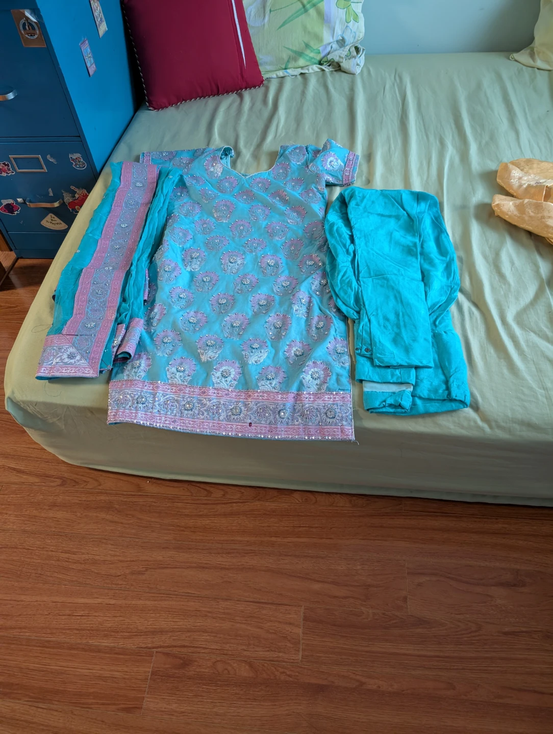 Pakistani Salwar Kameez Outfit Lot $40 for 3 - photo 2