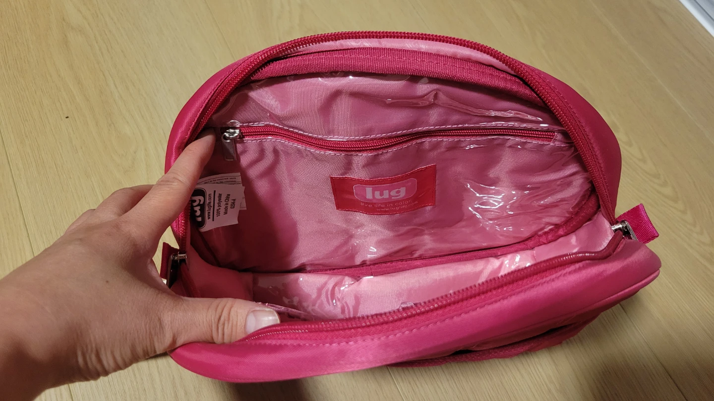 Lug Tumbler Cosmetic Bag - Pink - photo 4