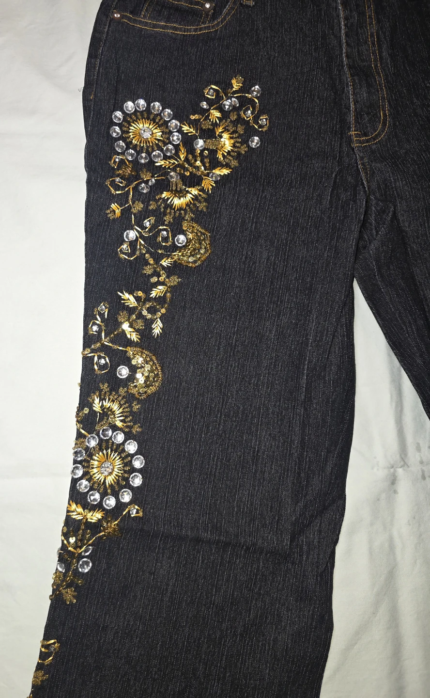 Women's Embroidered Flare Jeans Size 18W - photo 2