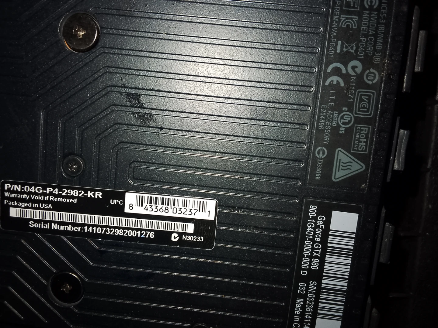NVIDIA GeForce GTX 980 Graphics Card - photo 4
