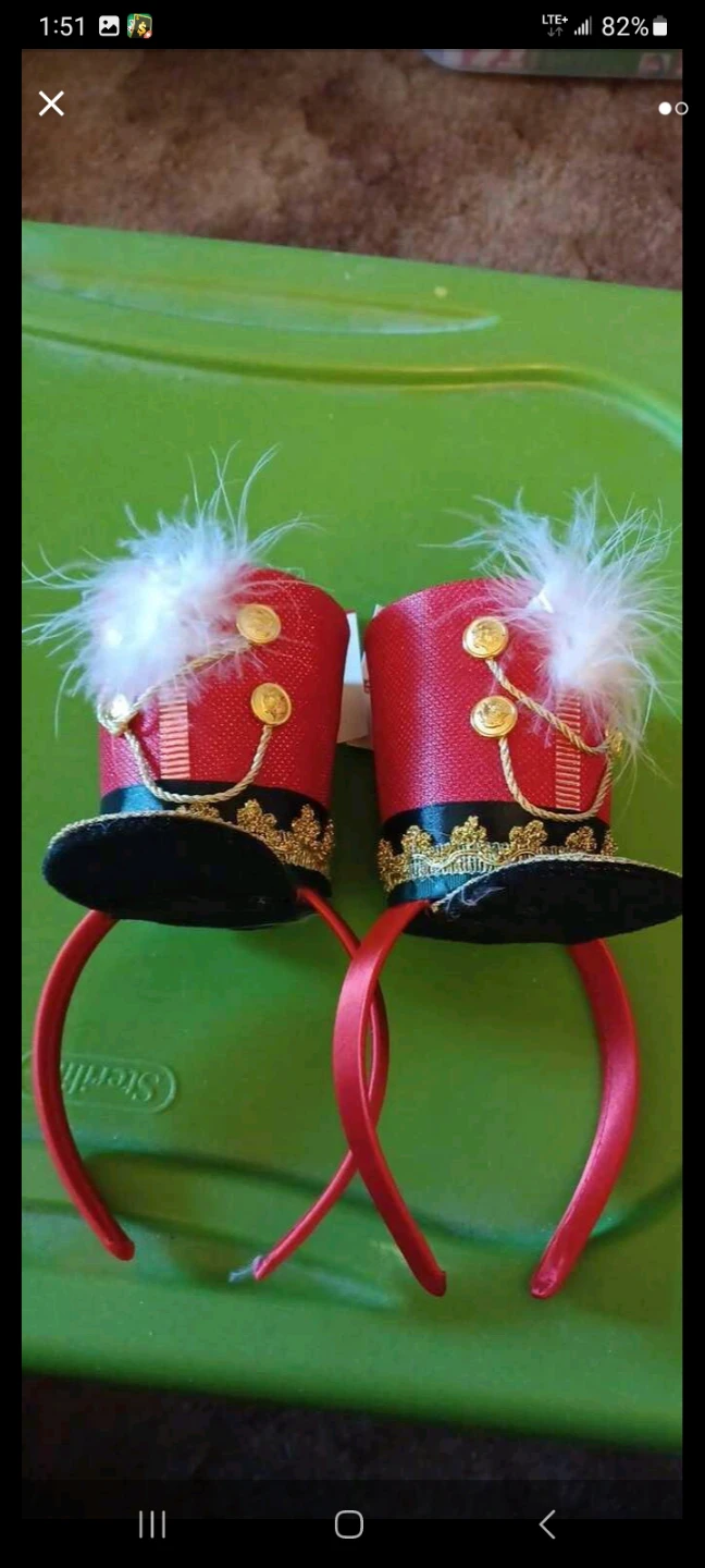 Nutcracker Hat Headbands (Set of 2)
