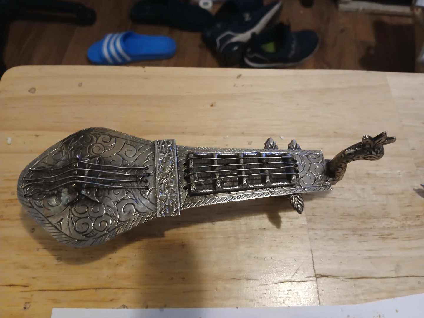 Vintage silver opium pipe holder - photo 2