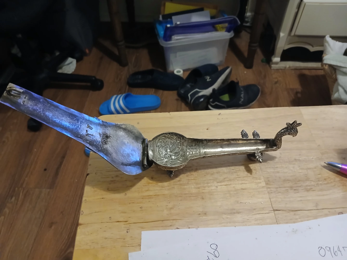 Vintage silver opium pipe holder - photo 3