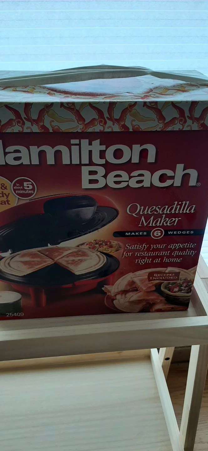 Hamilton Beach Quesadilla Maker-New - photo 2