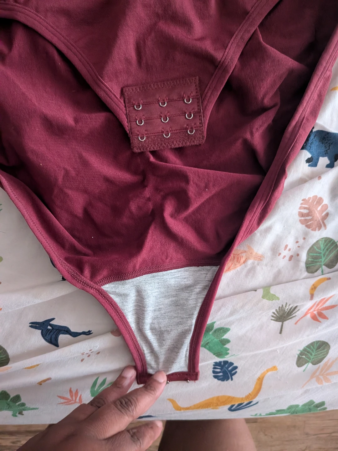 Shapewear Bodysuit Burgundy - photo 3