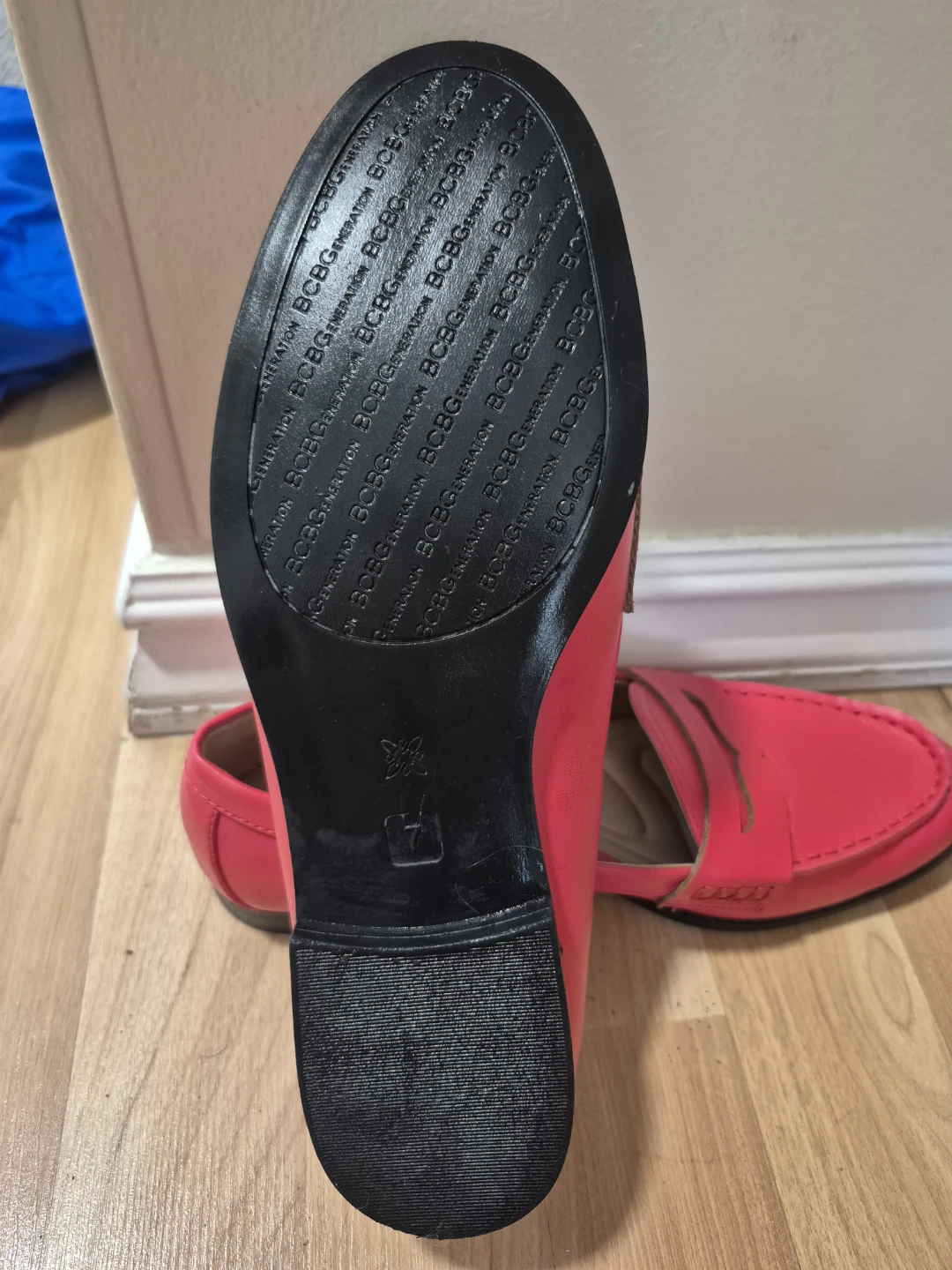 BCBGeneration Red Loafers - Size 7 (fits small) - photo 4