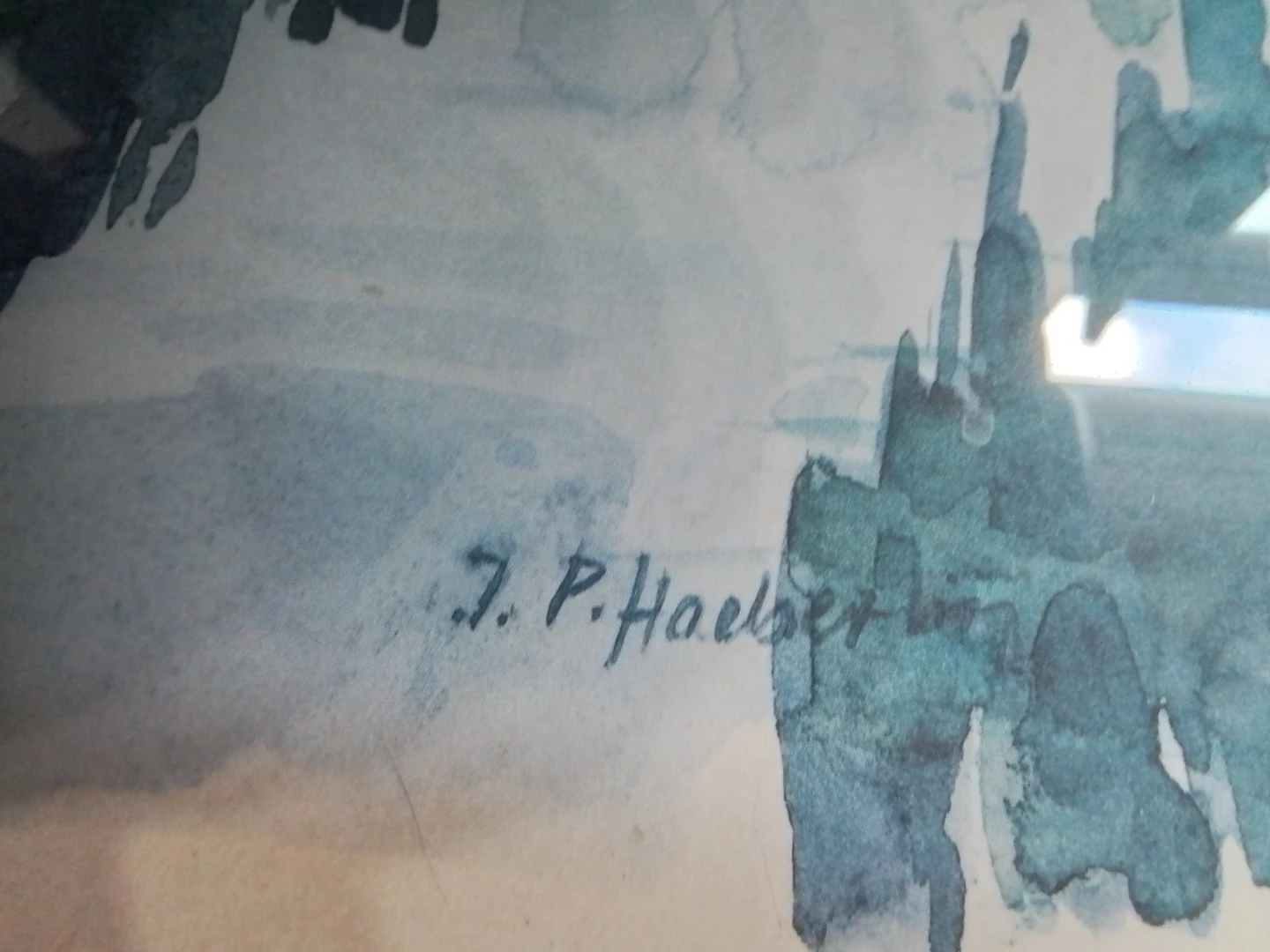 J. P. Haeberlin Watercolor Painting - Auberge de l'Ill - photo 4