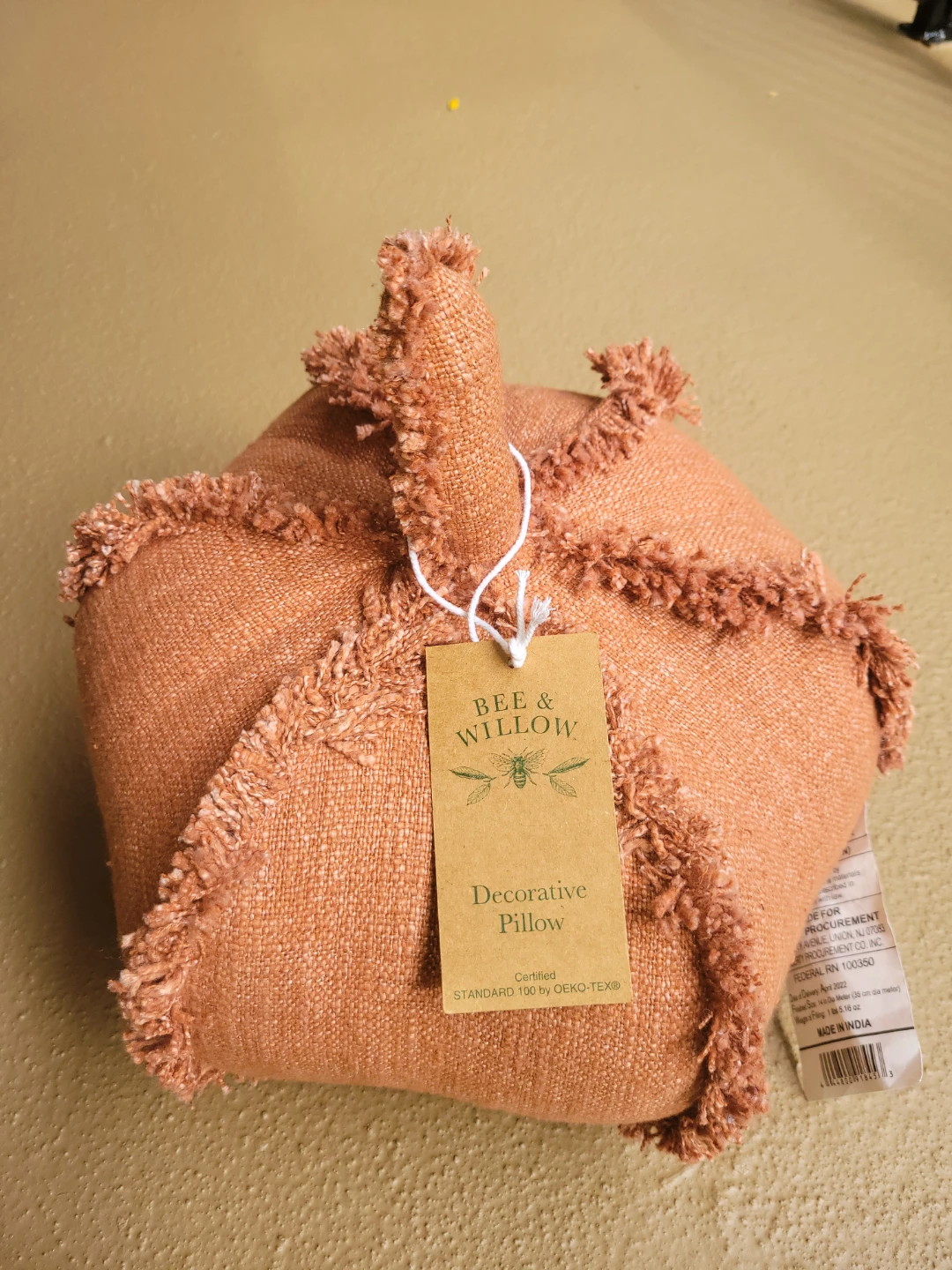 Bee & Willow Decorative Pumpkin Pillow (Set of 3) - photo 2