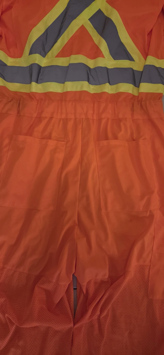 Orange High-Visibility Work Coveralls - photo 5