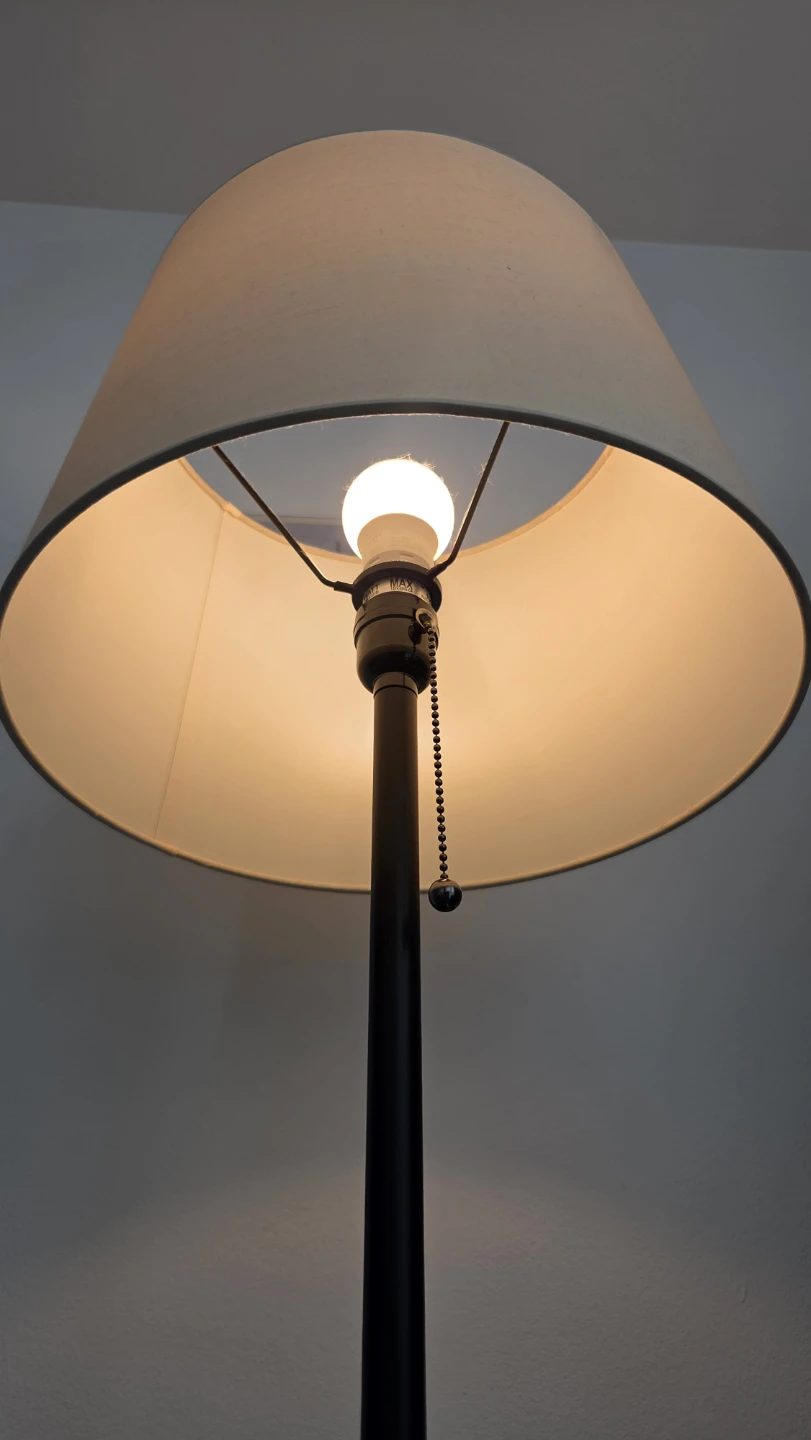 Floor Lamp with Cream Shade - photo 2