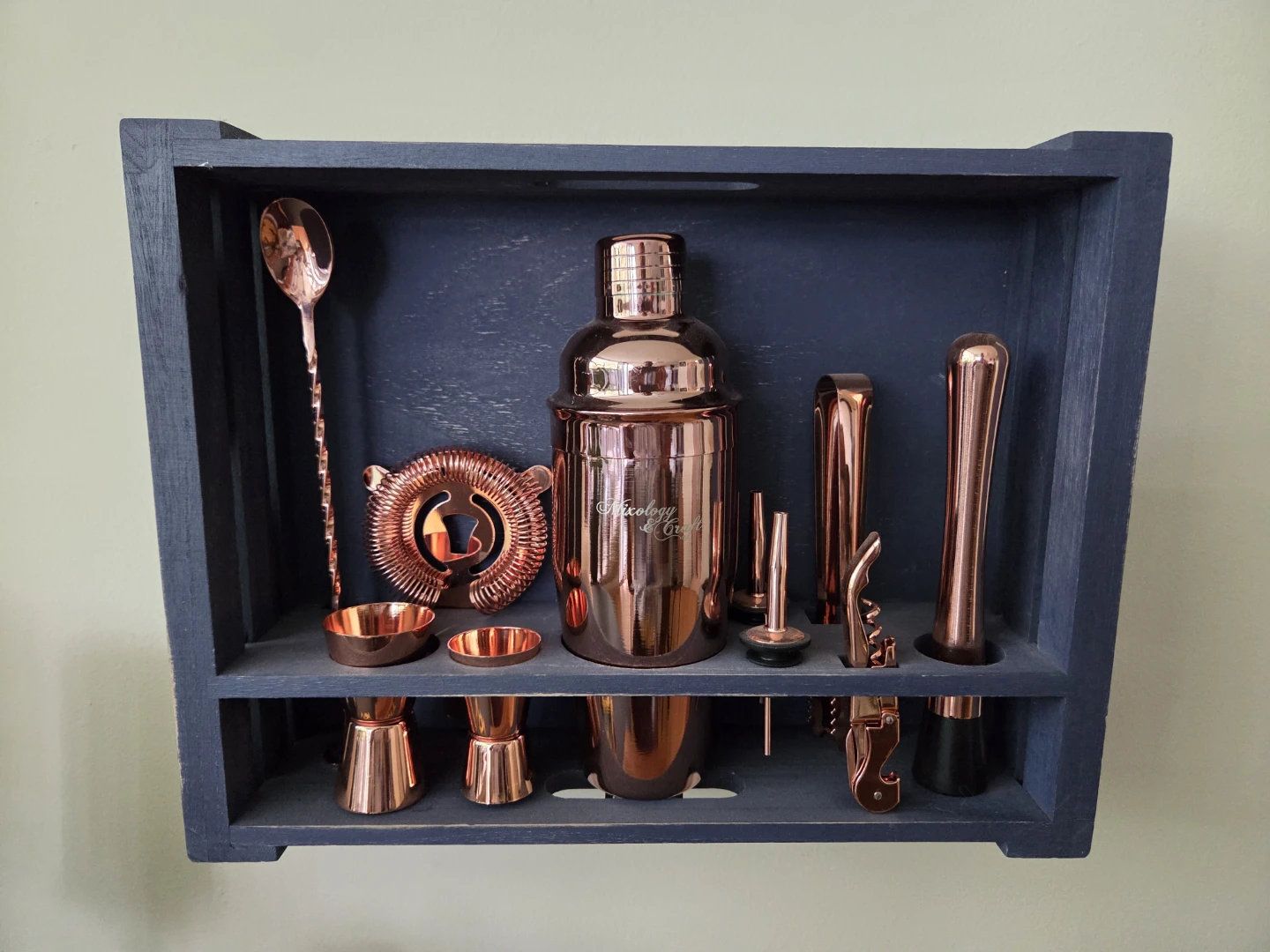 Mixology Craft Copper Cocktail Shaker Set