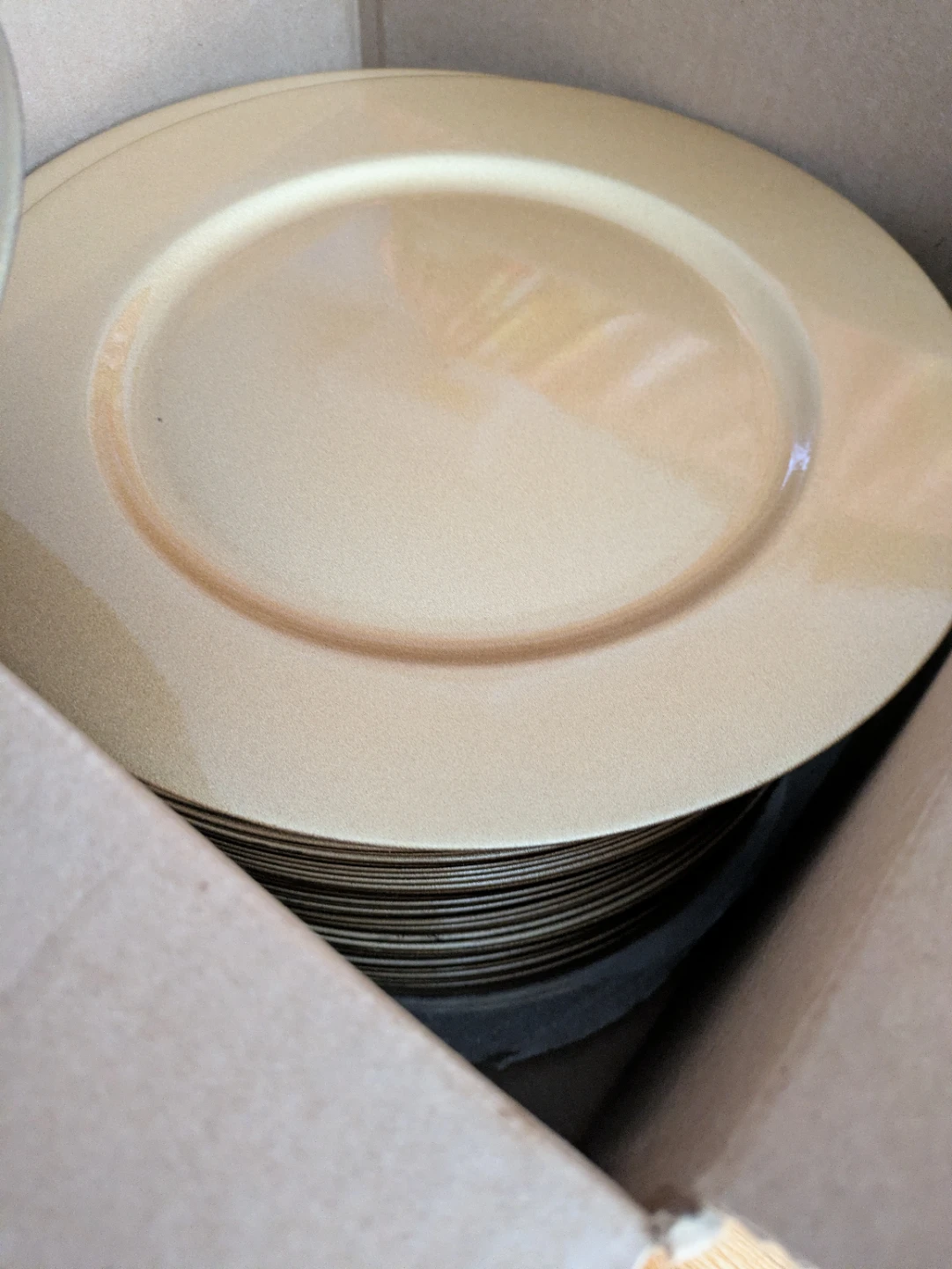 45 Gold/ 8 rose gold charger plates - photo 2