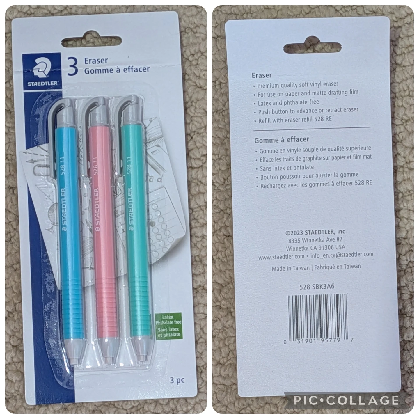 Eraser sticks
