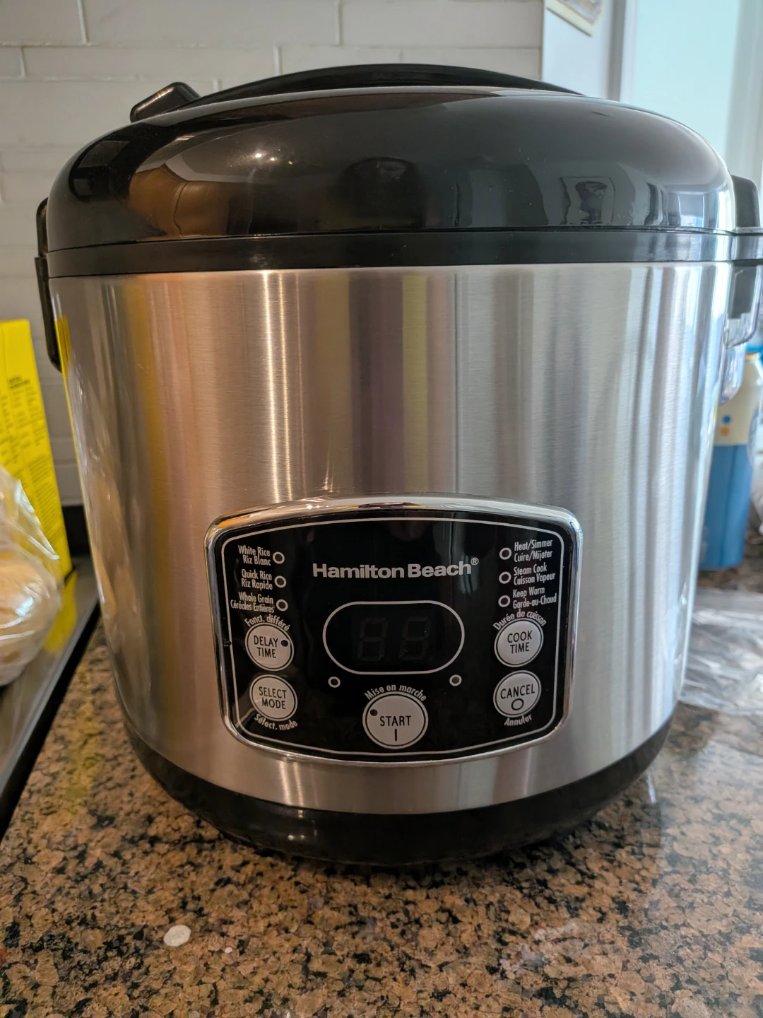 Hamilton Beach Digital Simplicity Rice Cooker & Food Steamer