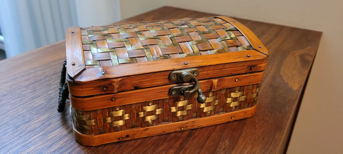 Woven Decorative Trinket Box - photo 3
