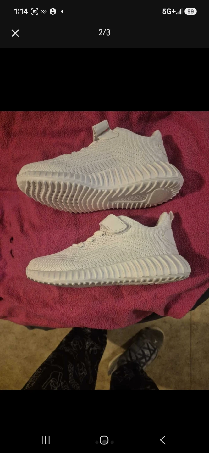 White Athletic Shoes size 6 - photo 3
