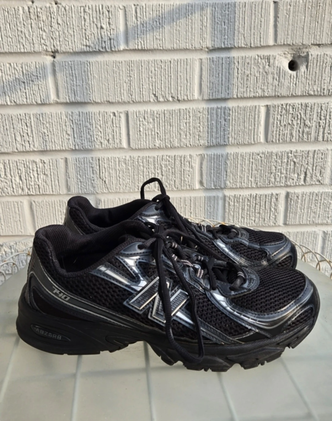 New Balance 740 Athletic Running Shoes Black/Silver - photo 4