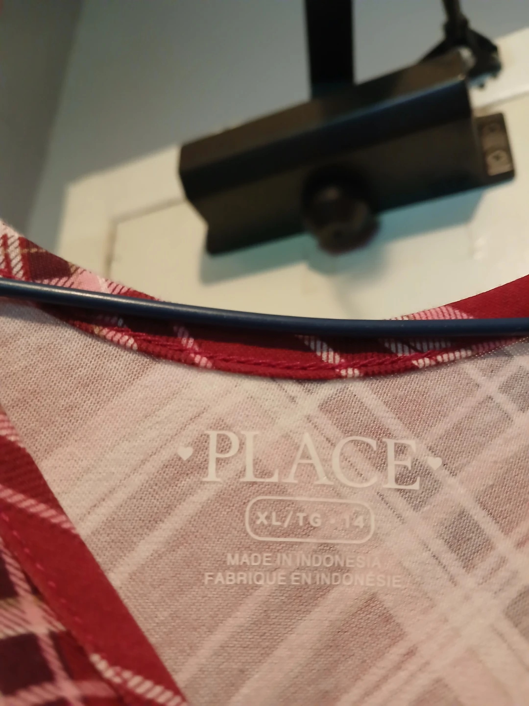 The Children's Place Red Plaid Dress - XL/TG 14 - photo 2