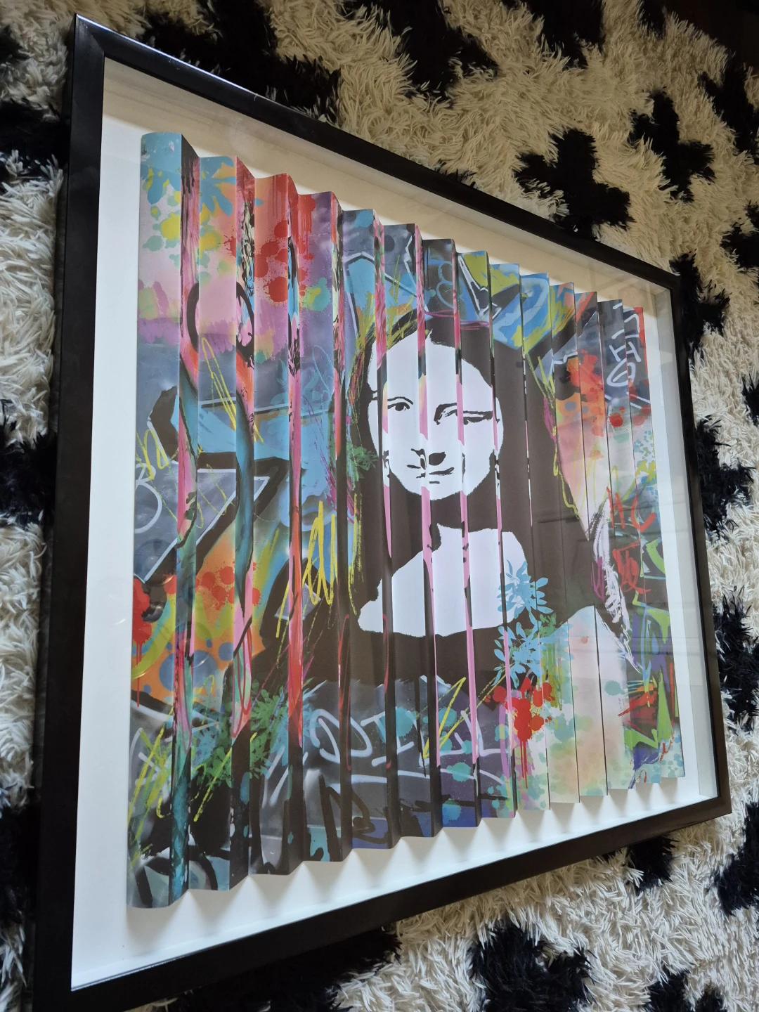 3D Mona Lisa Pop Art Framed Wall Art - photo 3
