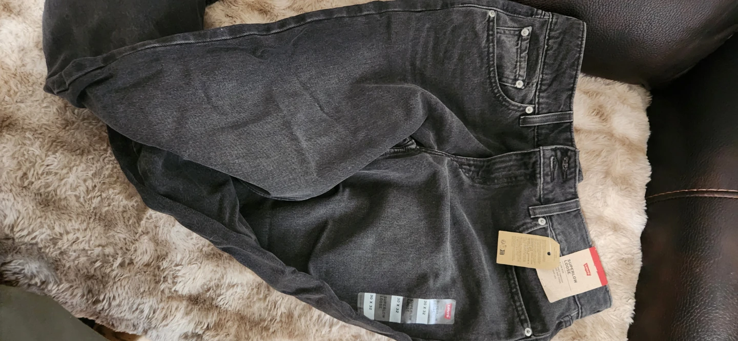 Women pants Levi's Superlow Loose Jeans Black 30x32 - photo 5
