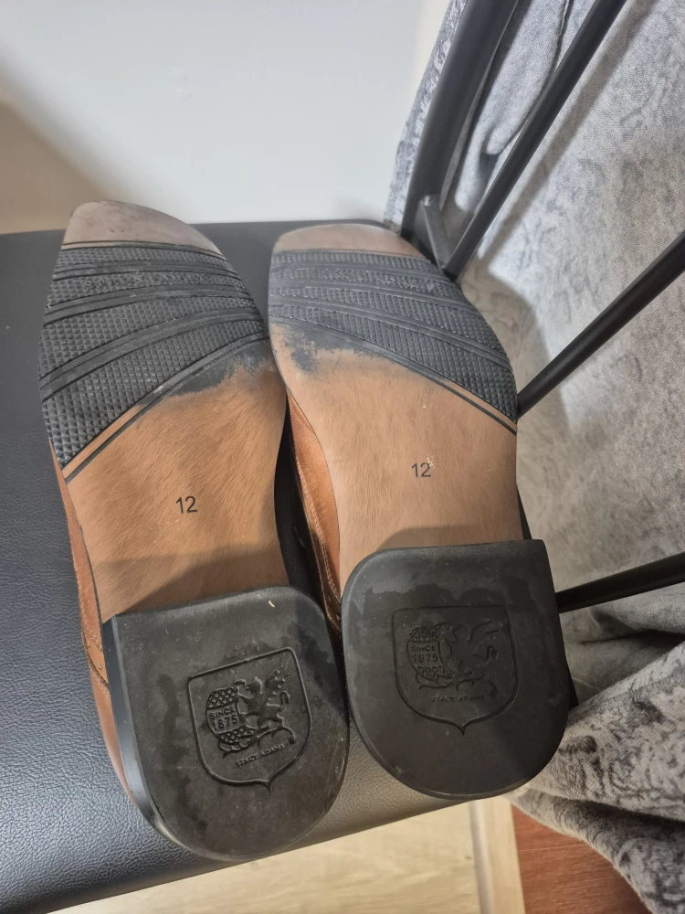 Stacy Adams Brown Leather Slip-On Shoes - photo 4