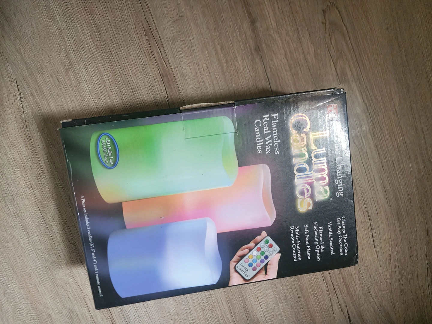 Luma Candles Flameless Real Wax Candles Set with Remote