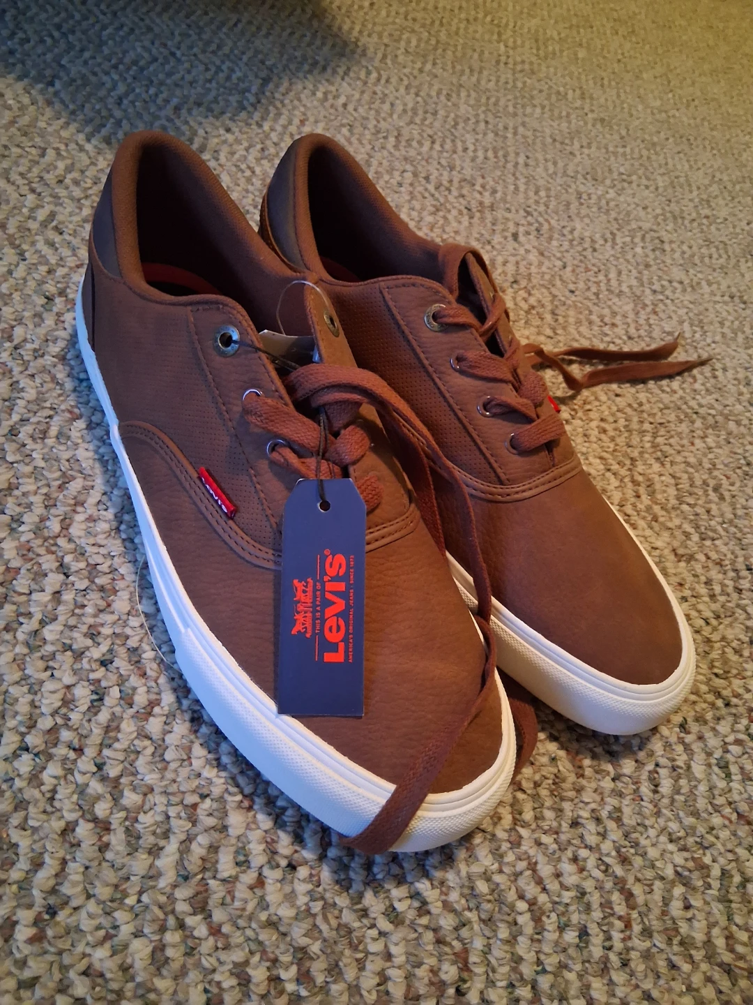 Levi's Brown Leather Comfort Shoes