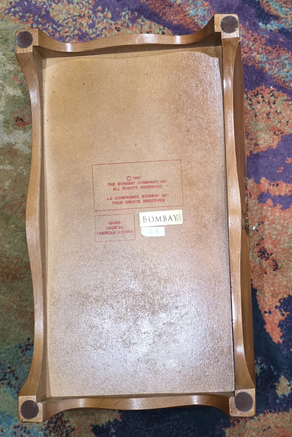 Bombay Wooden Jewelry Box - photo 4