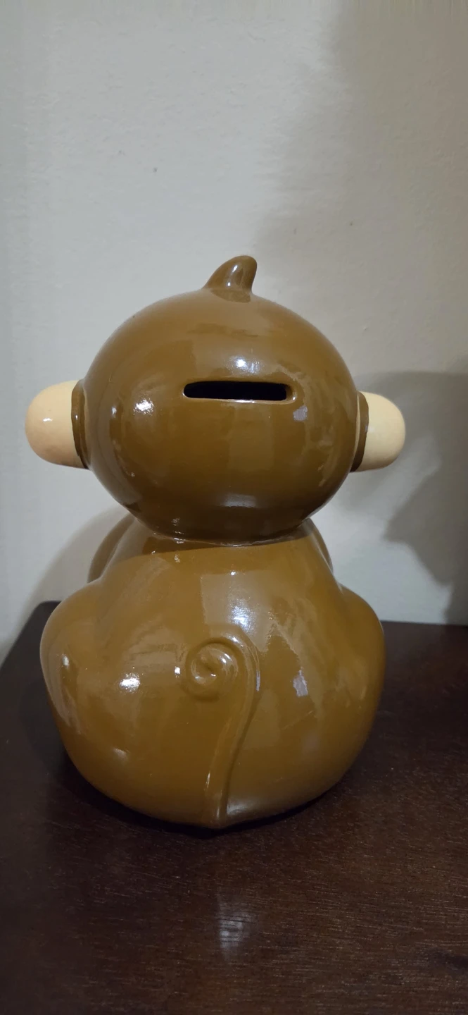 Starpoint Monkey Ceramic Piggy Bank - photo 2