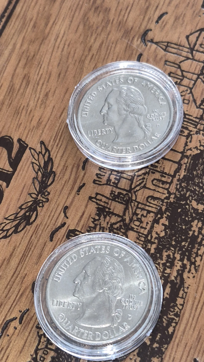 2 United States Quarters - Montana 2007 & Utah 2002 - photo 2