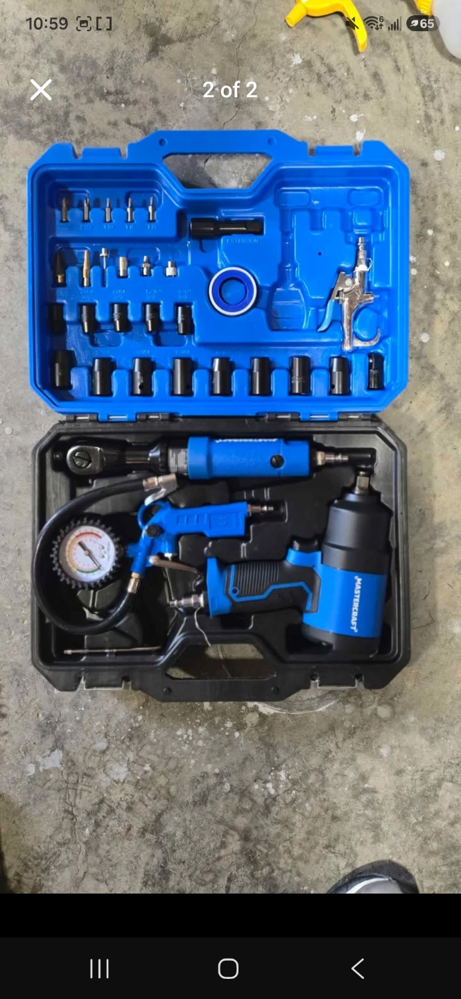 Mastercraft Air Compressor and air Tool Kit - photo 2