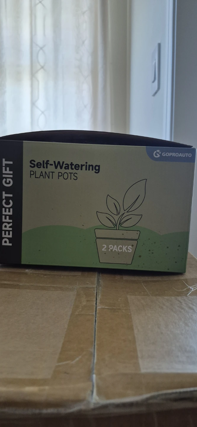 Self-Watering Hanging Planters with Water Level Window - photo 3