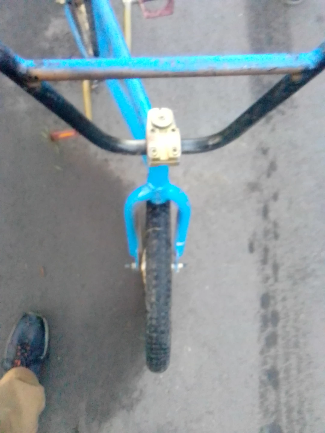 BMX Bike golden/blue - photo 4