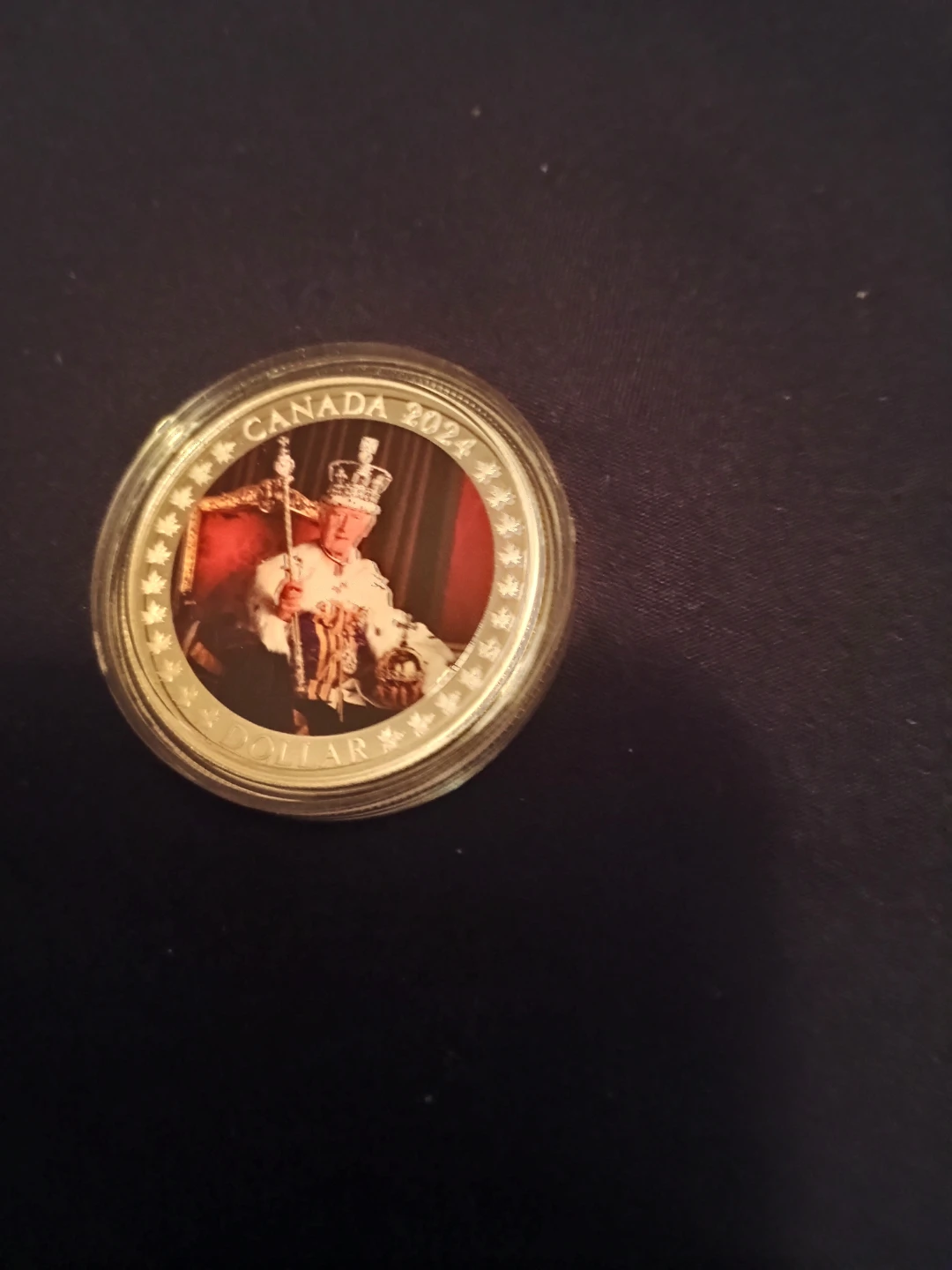 2024 Canada Silver Proof Dollar - King Charles III Coronation - photo 3