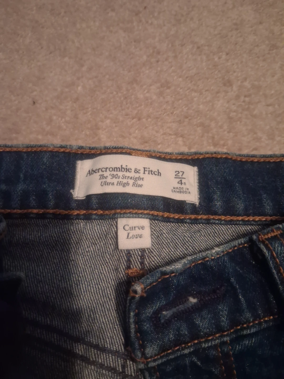 Abercrombie & Fitch The '90s Straight Ultra High Rise Jeans - photo 2