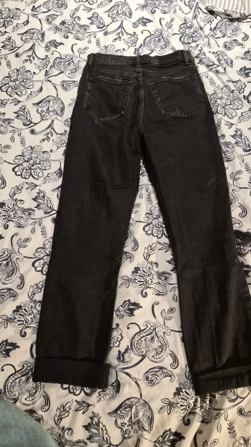 Abercrombie & Fitch The Dad High Rise Jeans Black - photo 2