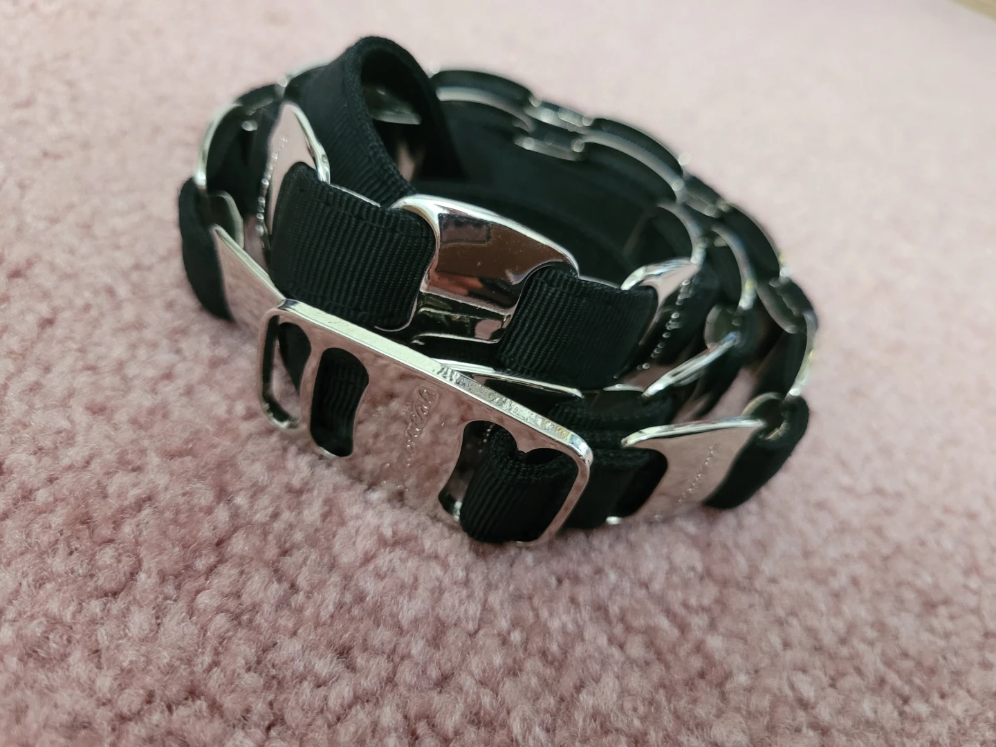 Ferragamo Black Gancini Belt ⚽️