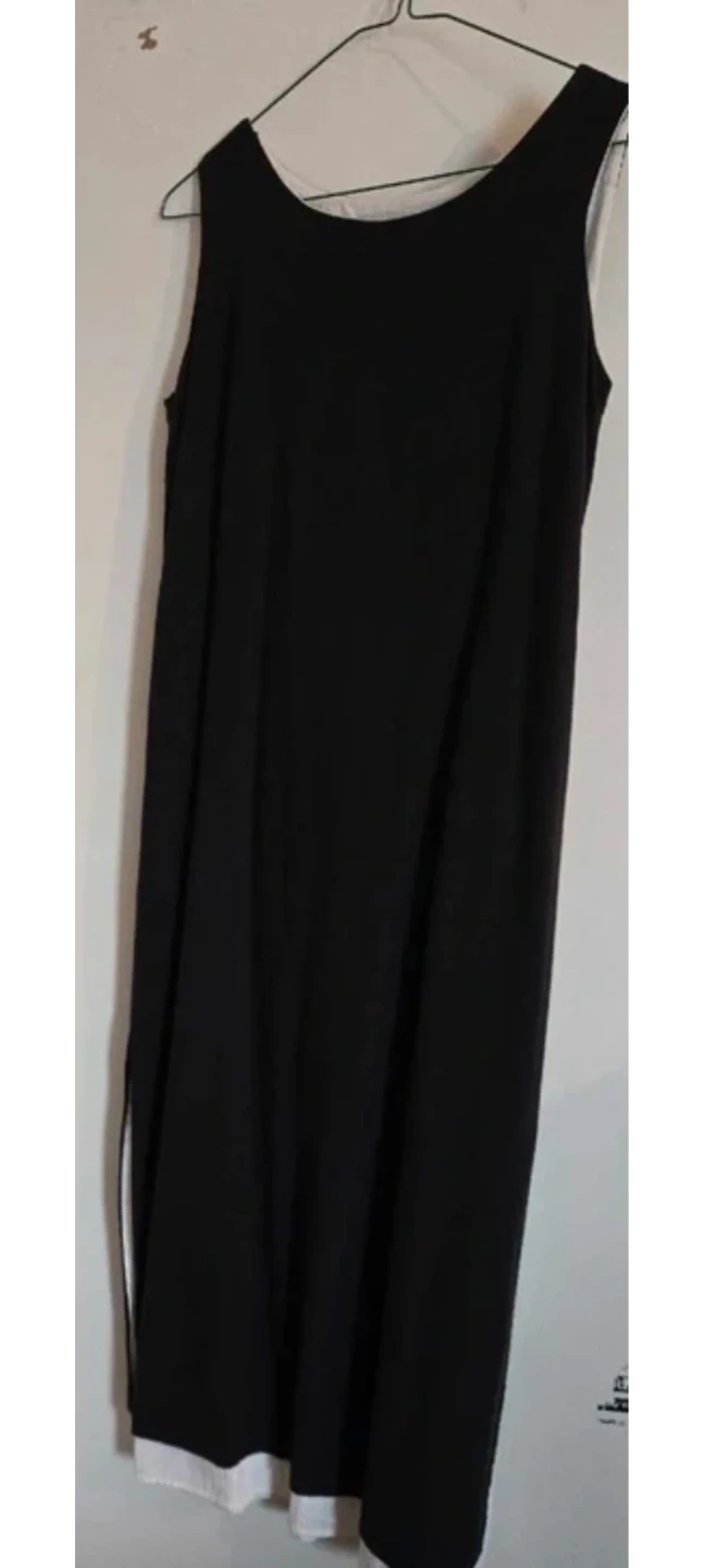 Sleeveless Maxi Dress- Cotton/Linen/Rayon