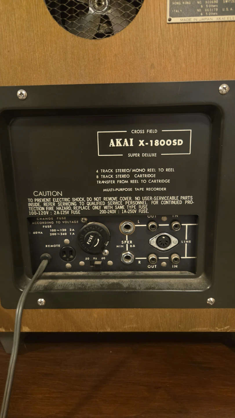 AKAI X-1800SD Reel-to-Reel Tape Recorder - photo 4