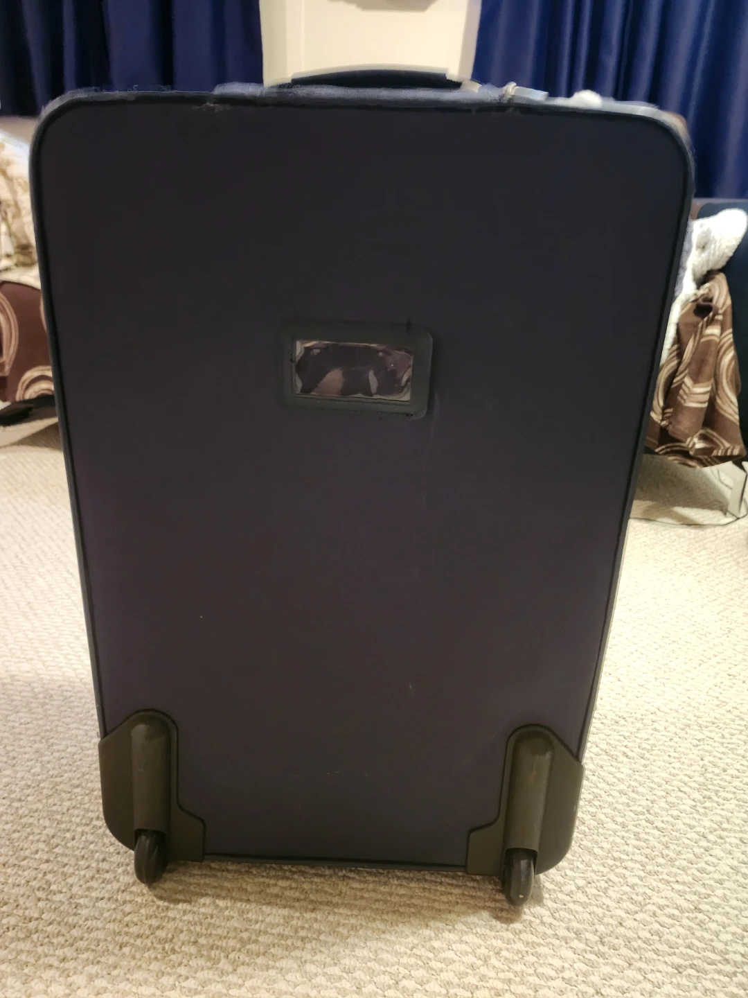 Pierre Cardin Navy Blue Rolling Suitcase - photo 2